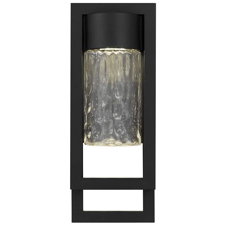 Image 3 Alteck 2 Step 15" High Sand Black LED Wall Sconce more views