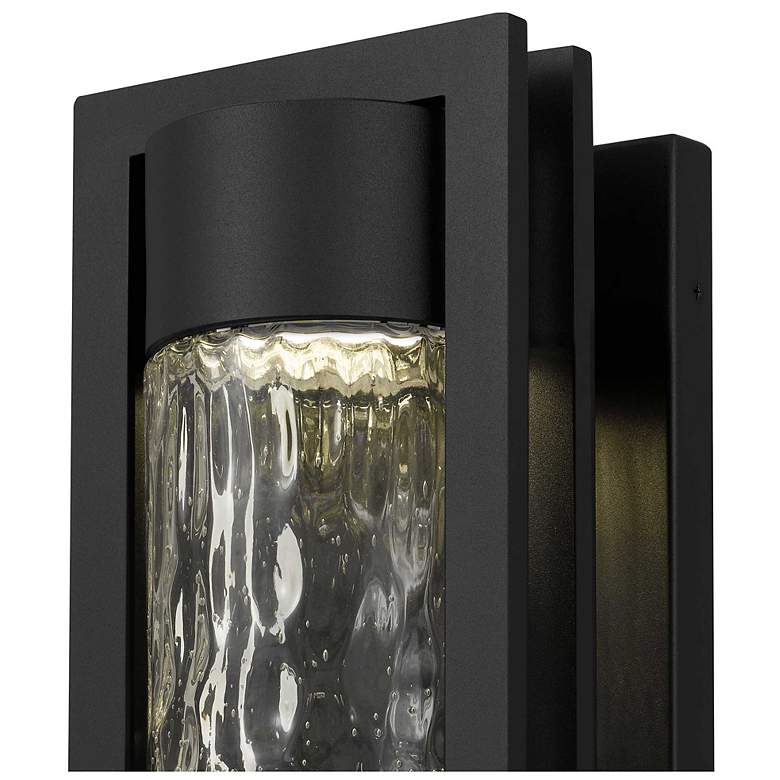 Image 5 Alteck 2 Step 15" High Sand Black LED Wall Sconce more views