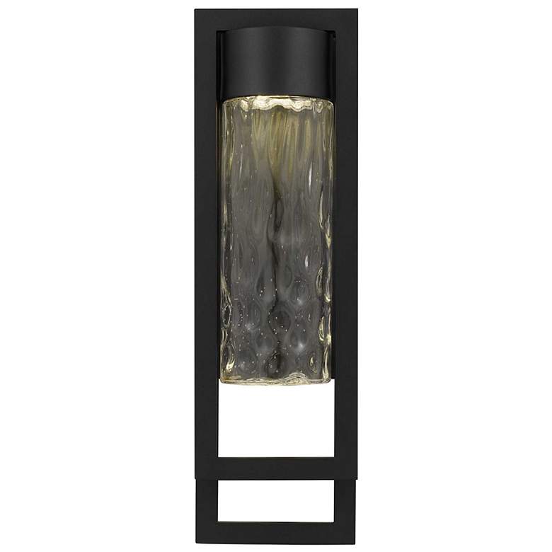 Image 3 Alteck 2 Step 19" High Sand Black LED Wall Sconce more views