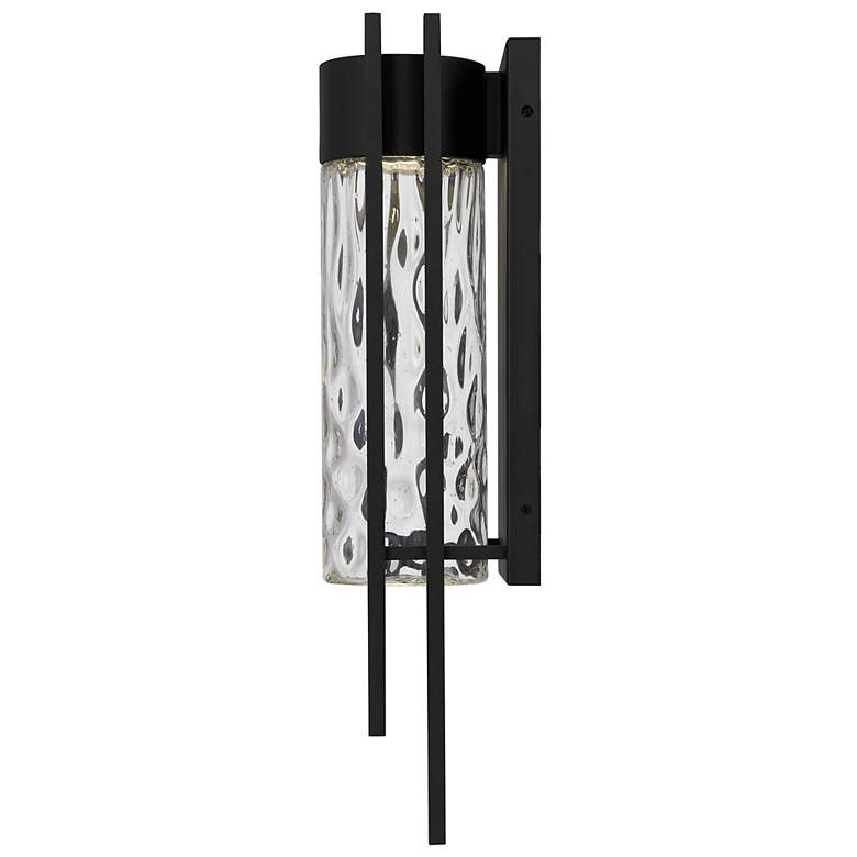 Image 4 Alteck 2 Step 19" High Sand Black LED Wall Sconce more views