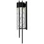 4_Alteck 2 Step 25" High Sand Black LED Wall Sconce more views