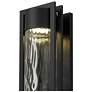 5_Alteck 2 Step 25" High Sand Black LED Wall Sconce more views