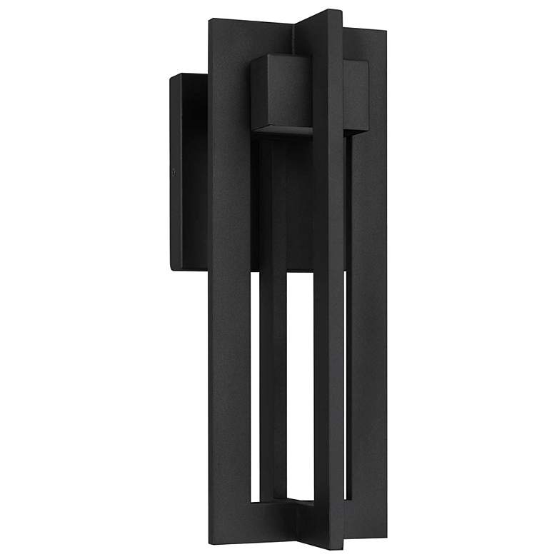 Image 4 Alteck 4 Bar 13" High Sand Black LED Wall Sconce more views
