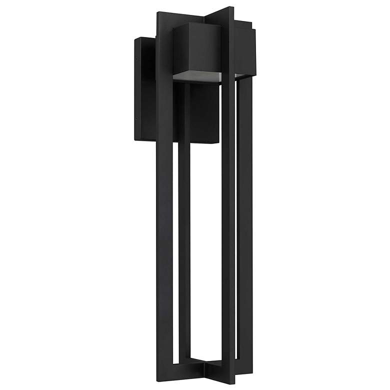 Image 2 Alteck 4 Bar 23" High Sand Black LED Wall Sconce more views