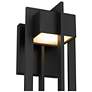 3_Alteck 4 Bar 23" High Sand Black LED Wall Sconce more views