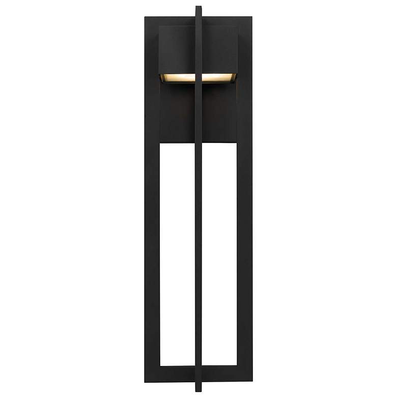 Image 4 Alteck 4 Bar 23" High Sand Black LED Wall Sconce more views