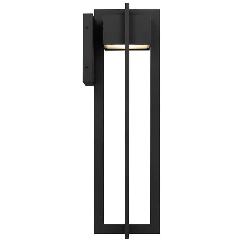 Image 5 Alteck 4 Bar 23" High Sand Black LED Wall Sconce more views