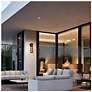 6_Alteck 4 Bar 23" High Sand Black LED Wall Sconce more views