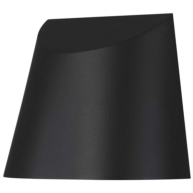 Image 5 Alteck Ambit 5 1/2" Wide Sand Black LED Wall Sconce more views