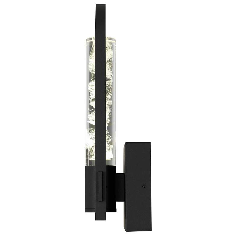 Image 4 Alteck Arch 12 3/4" High Sand Black LED Wall Sconce more views