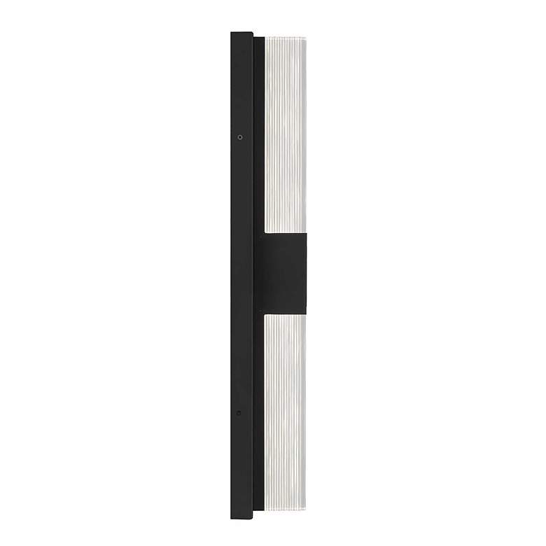 Image 4 Alteck Arles 18" High Black LED Wall Sconce more views