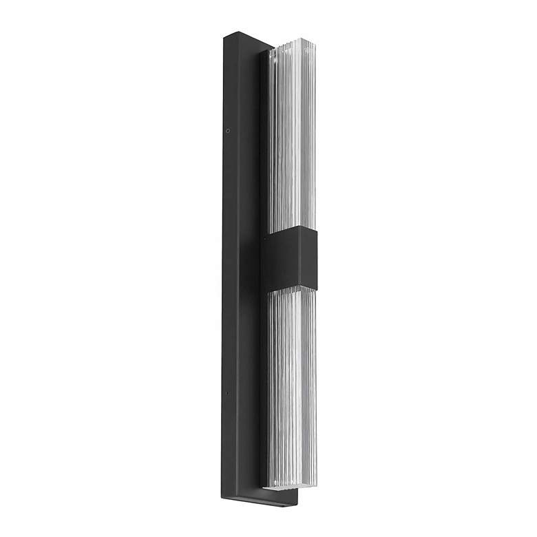 Image 2 Alteck Arles 25" High Sand Black LED Wall Sconce more views