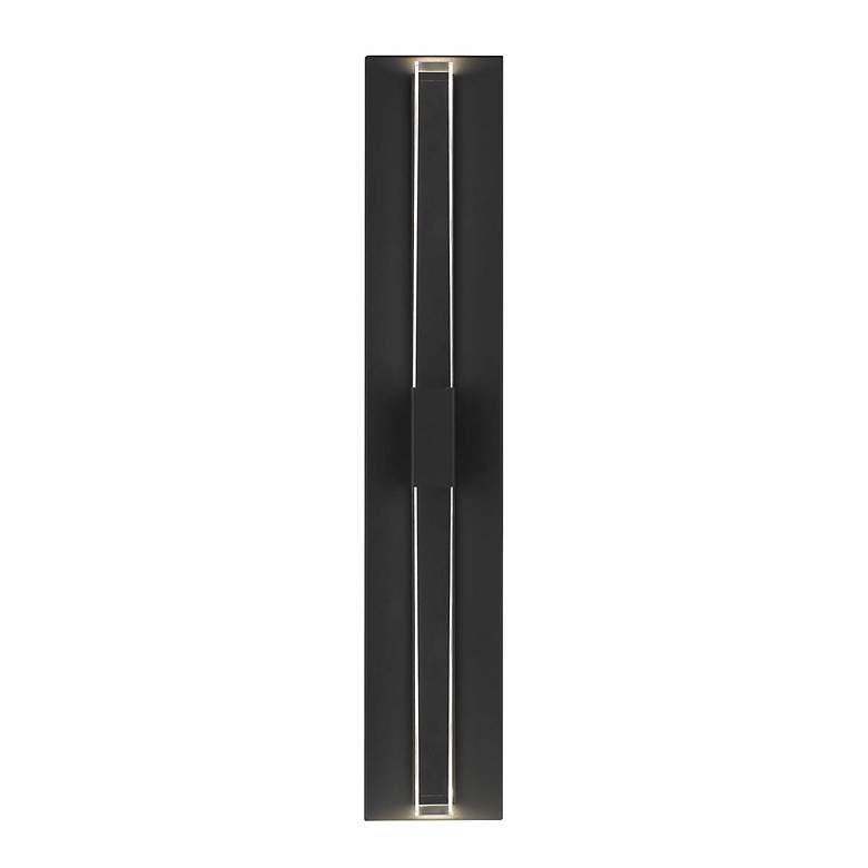 Image 3 Alteck Arles 25" High Sand Black LED Wall Sconce more views