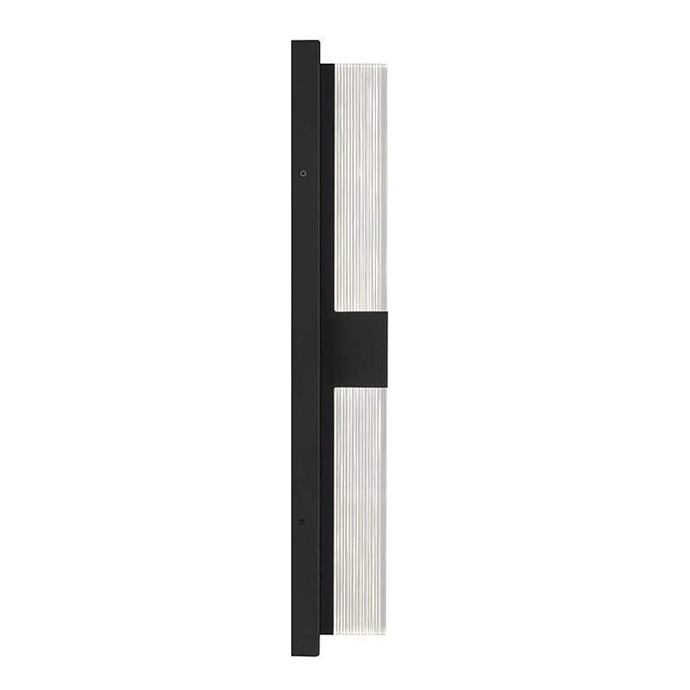 Image 4 Alteck Arles 25" High Sand Black LED Wall Sconce more views