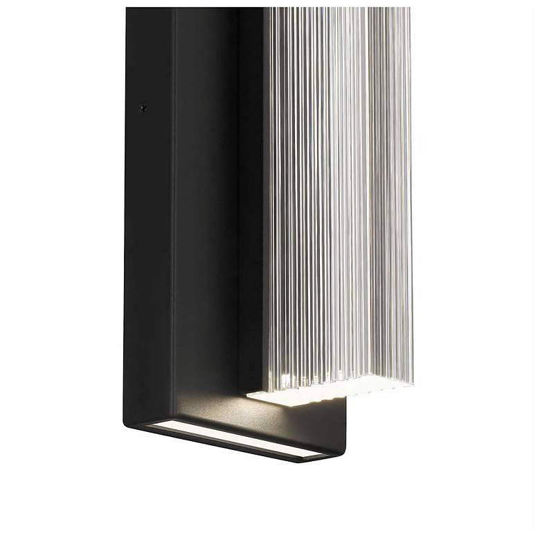 Image 5 Alteck Arles 25" High Sand Black LED Wall Sconce more views