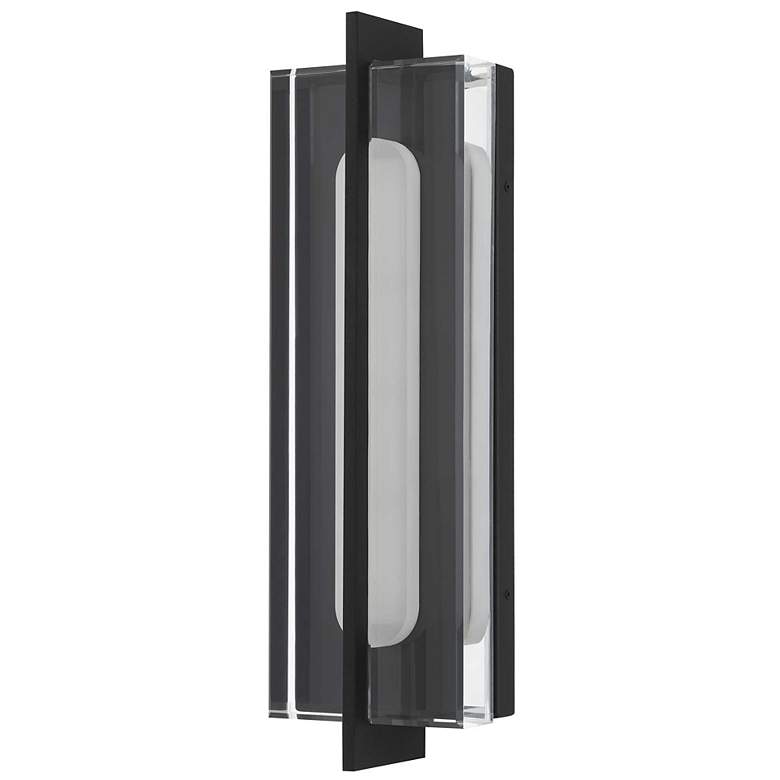 Image 2 Alteck Avani 20" High Sand Black LED Wall Sconce more views