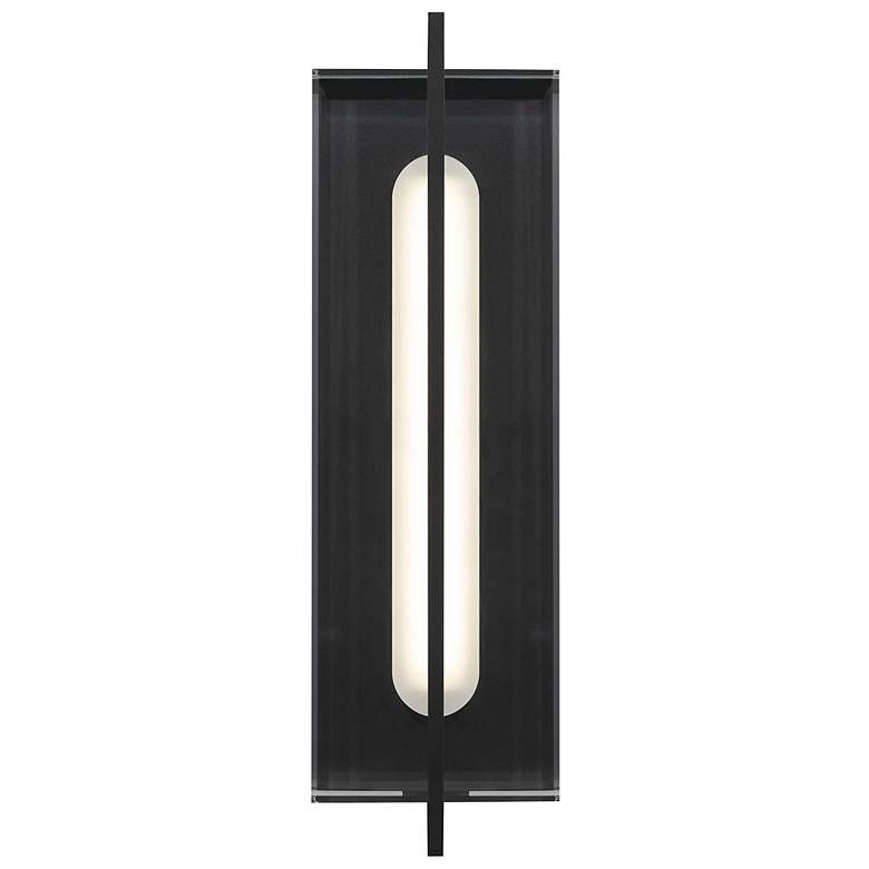 Image 3 Alteck Avani 20" High Sand Black LED Wall Sconce more views