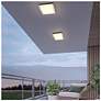 6_Alteck Box 11" Wide Sand Black LED Flush Mount more views