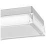 4_Alteck Box 8" Wide Brushed Stainless Steel LED Flush Mount more views