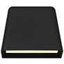 3_Alteck Bull 5 1/2" Wide Sand Black LED Wall Sconce more views