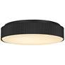 1_Alteck Channel 13" Sand Black LED Flush Mount