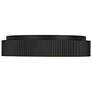 3_Alteck Channel 13" Sand Black LED Flush Mount more views