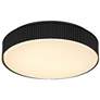 4_Alteck Channel 13" Sand Black LED Flush Mount more views