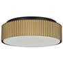 2_Alteck Channel 9" Painted Brass LED Flush Mount more views