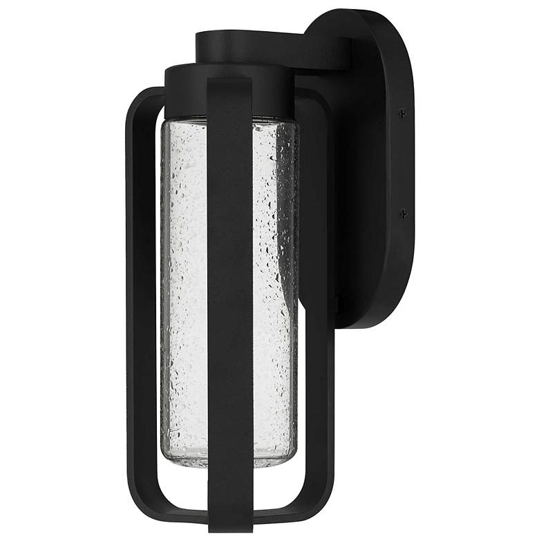 Image 2 Alteck Clover 12" High Sand Black LED Wall Sconce more views