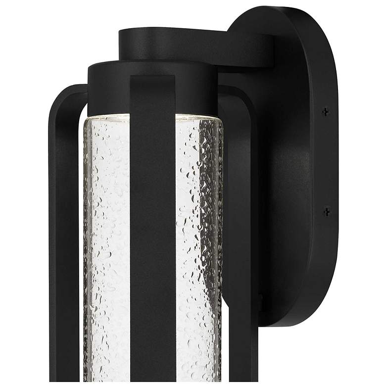 Image 5 Alteck Clover 12" High Sand Black LED Wall Sconce more views