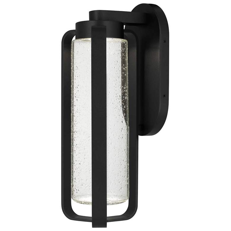 Image 1 Alteck Clover 15 1/2" High Sand Black LED Wall Sconce
