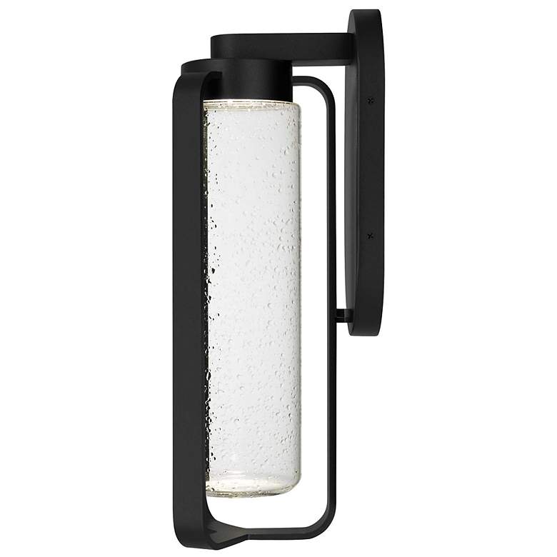 Image 4 Alteck Clover 15 1/2" High Sand Black LED Wall Sconce more views