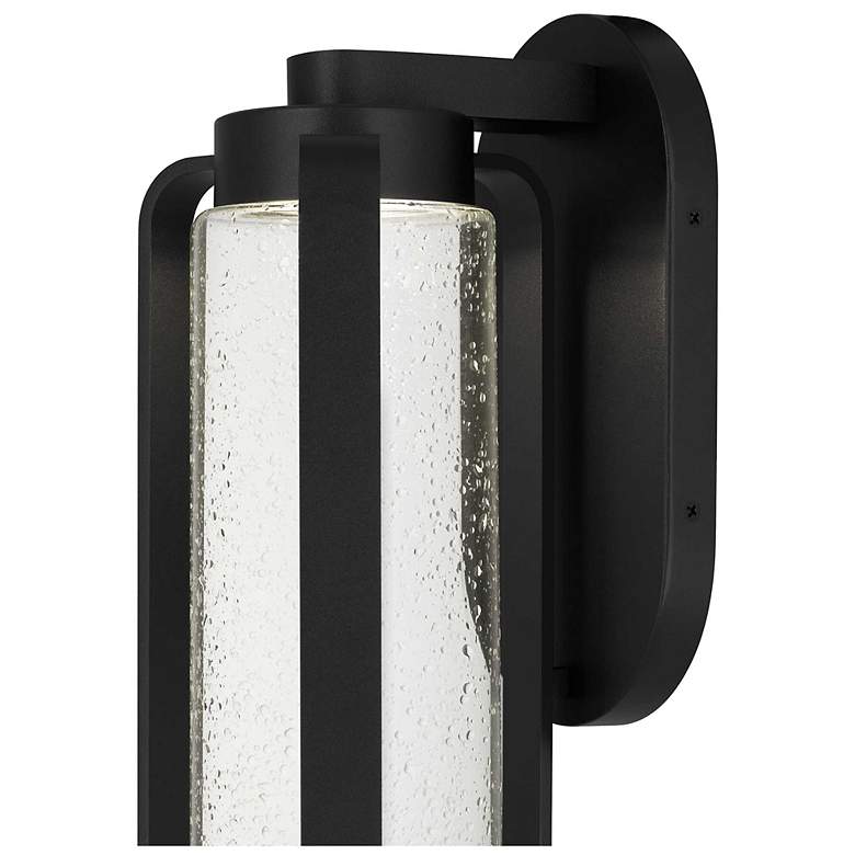 Image 5 Alteck Clover 15 1/2" High Sand Black LED Wall Sconce more views