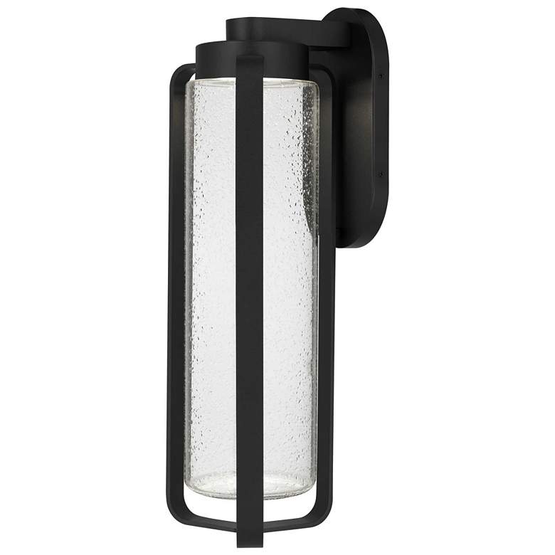 Image 1 Alteck Clover 20 1/2" High Sand Black LED Wall Sconce