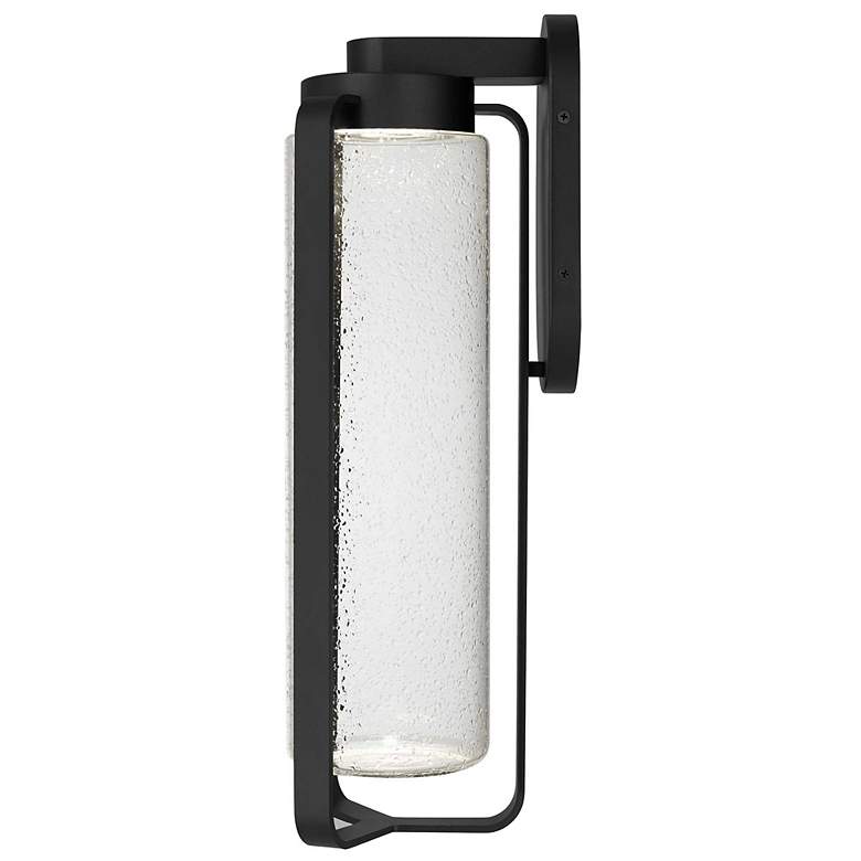 Image 4 Alteck Clover 20 1/2" High Sand Black LED Wall Sconce more views