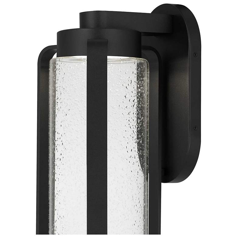 Image 5 Alteck Clover 20 1/2" High Sand Black LED Wall Sconce more views