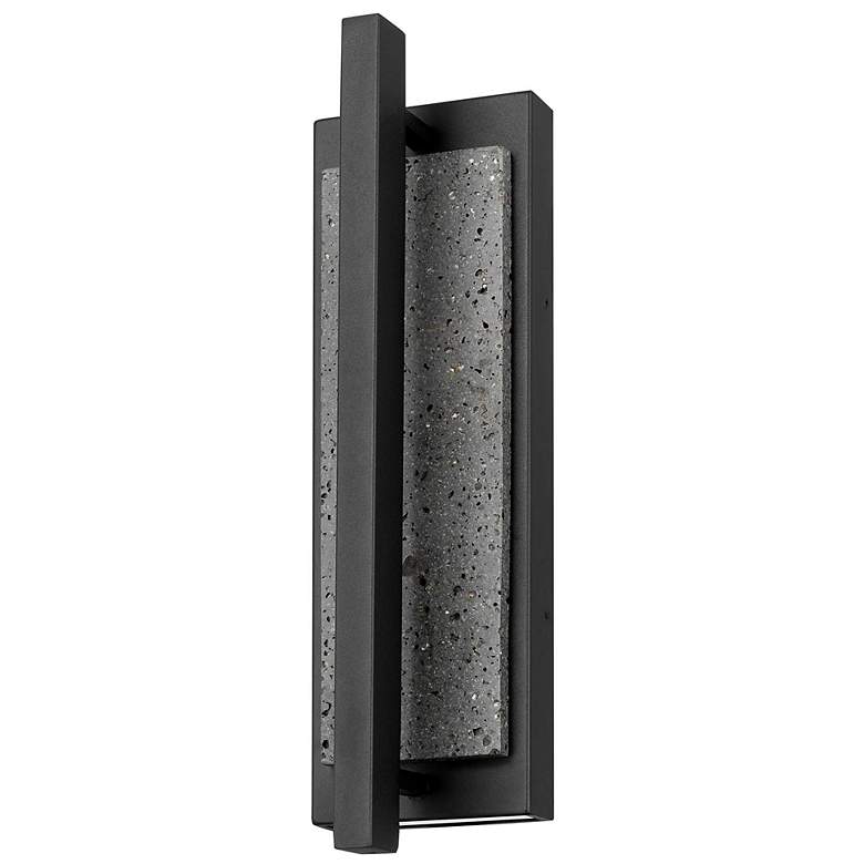 Image 2 Alteck Dakota 16" High Black LED Wall Sconce more views
