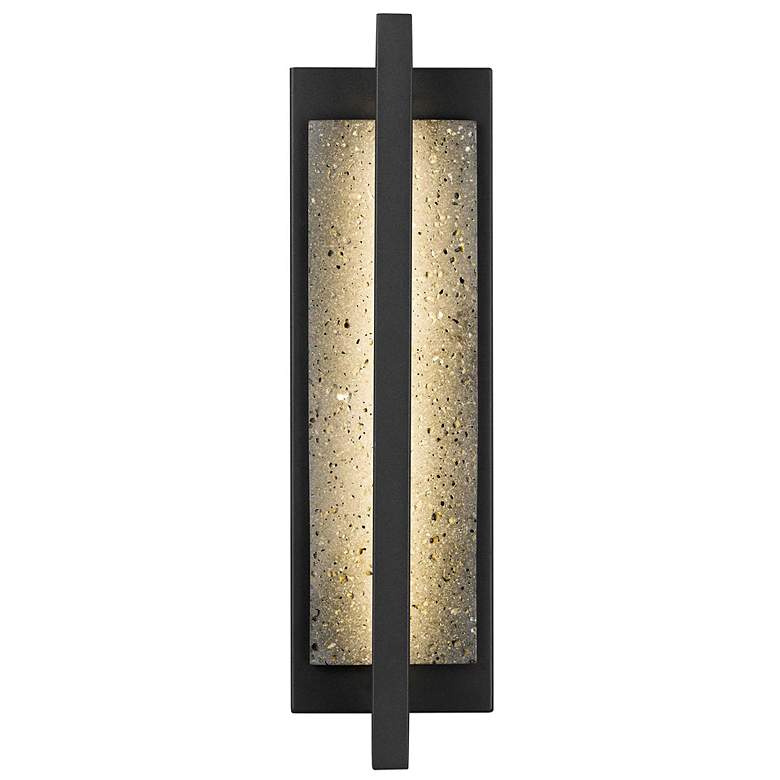 Image 3 Alteck Dakota 16" High Black LED Wall Sconce more views