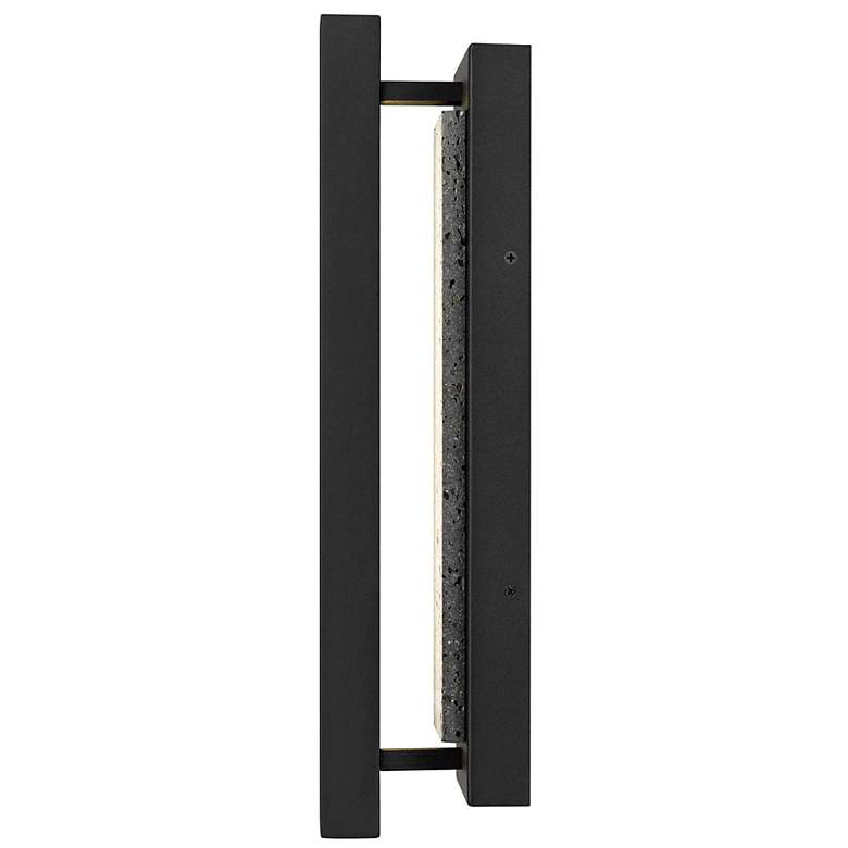 Image 4 Alteck Dakota 16" High Black LED Wall Sconce more views