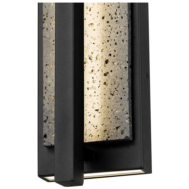 Image 5 Alteck Dakota 16" High Black LED Wall Sconce more views