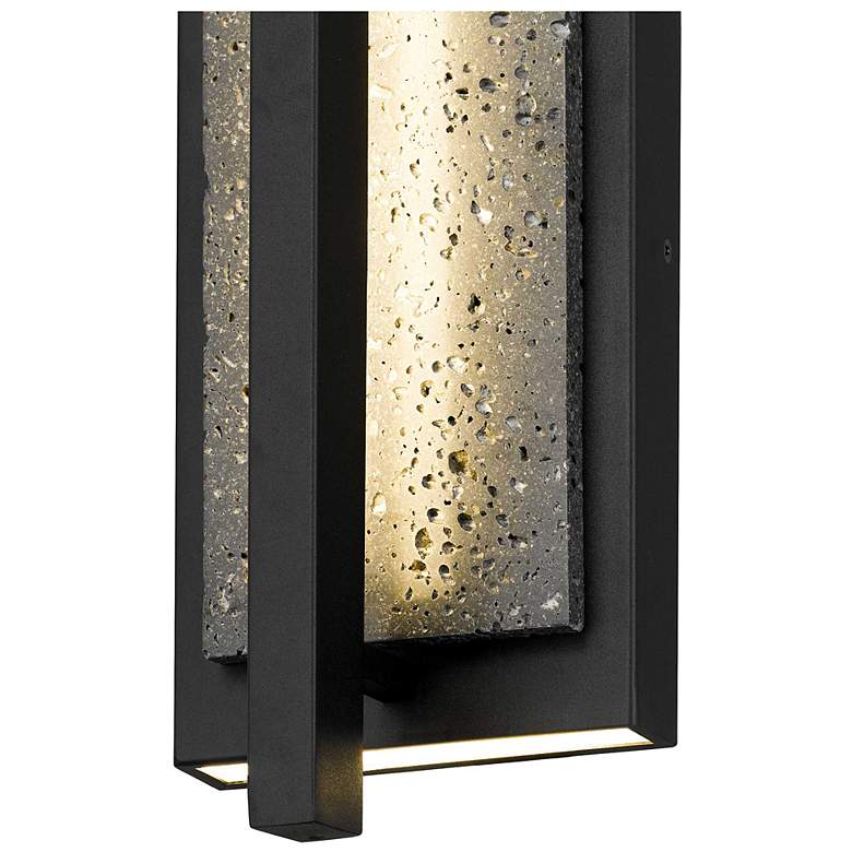 Image 5 Alteck Dakota 24" High Black LED Wall Sconce more views