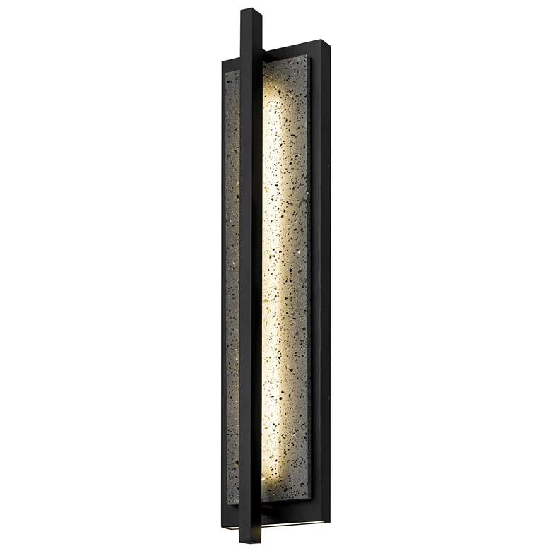 Image 1 Alteck Dakota 32" High Black LED Wall Sconce