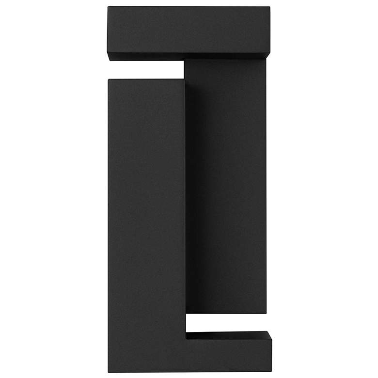 Image 3 Alteck Dance 11 1/4" High Sand Black LED Wall Sconce more views