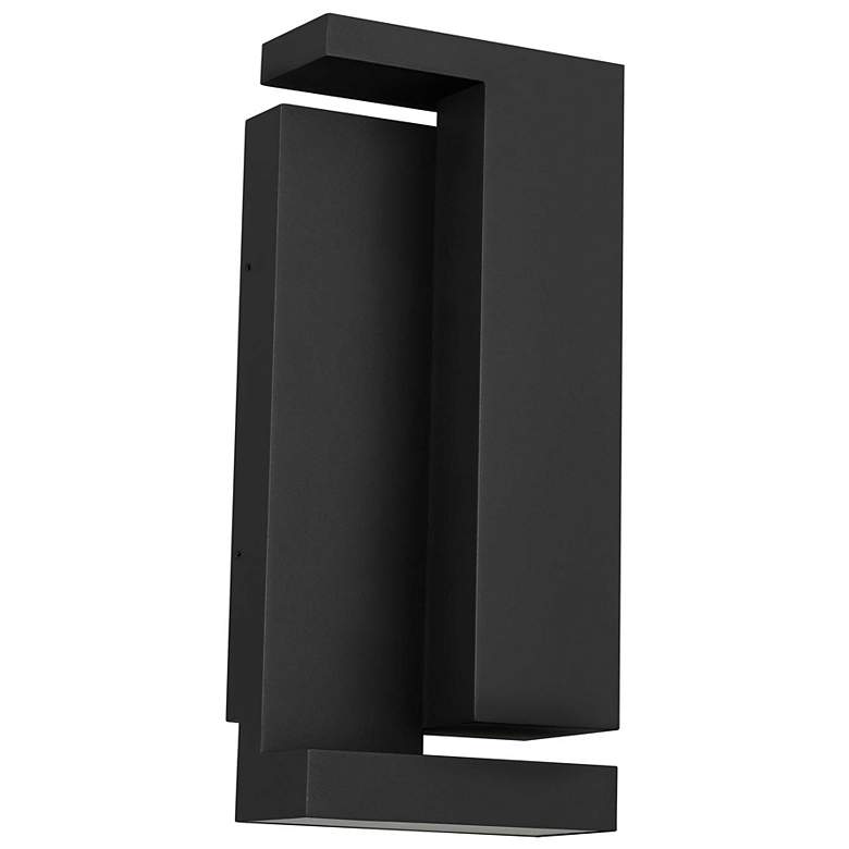 Image 5 Alteck Dance 18" High Sand Black LED Wall Sconce more views
