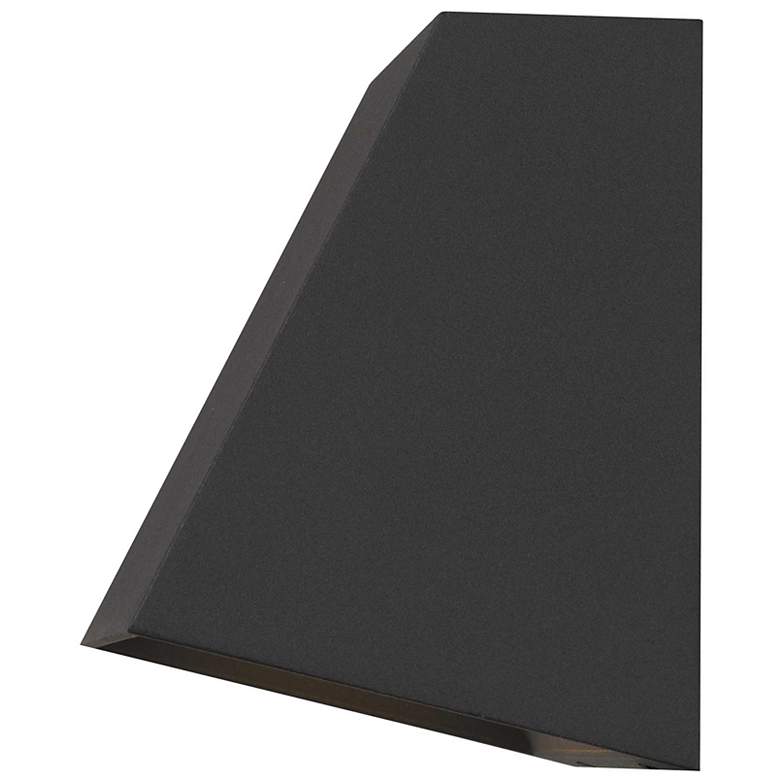 Image 4 Alteck Fillet 5" High Sand Black LED Wall Sconce more views