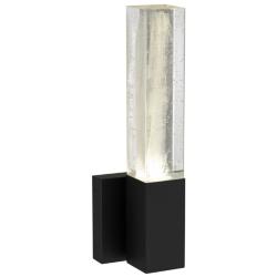Alteck Folio 14 3/8" High Sand Black LED Wall Sconce