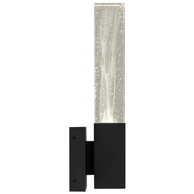 Image 4 Alteck Folio 14 3/8" High Sand Black LED Wall Sconce more views