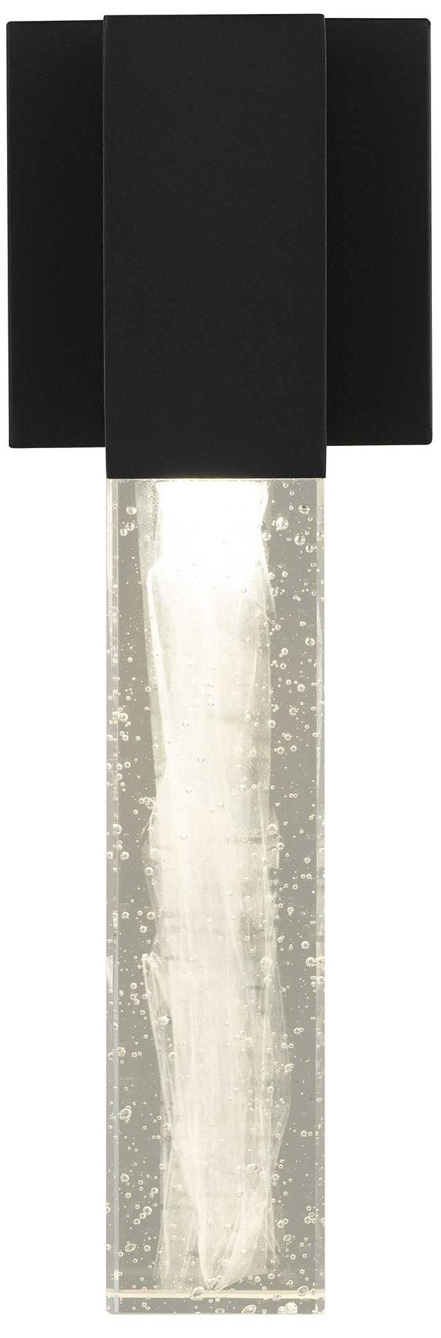 Image 7 Alteck Folio 14 3/8" High Sand Black LED Wall Sconce more views