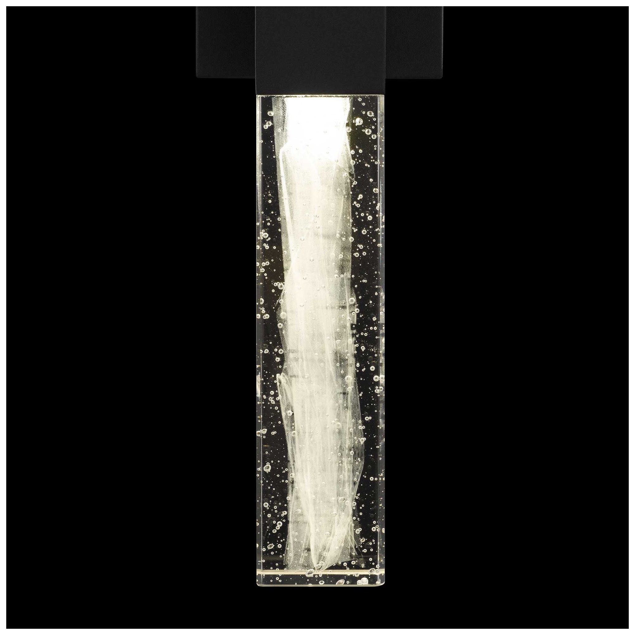 Alteck Folio 14 3/8" High Sand Black LED Wall Sconce