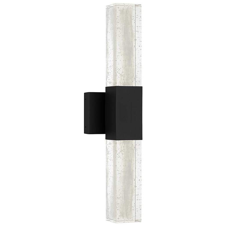 Image 2 Alteck Folio 24" High Sand Black LED Wall Sconce more views